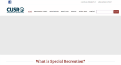 Desktop Screenshot of cuspecialrecreation.com